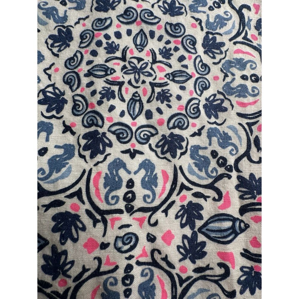 Vineyard Vines‎ Women's Flutter Sleeve Linen Blend Shift Dress - Size M Lined - Picture 13 of 13